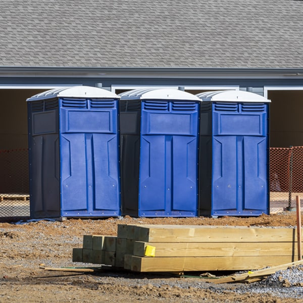 what is the cost difference between standard and deluxe porta potty rentals in Gulich Pennsylvania